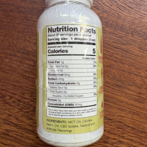 cbd tincture ingredients