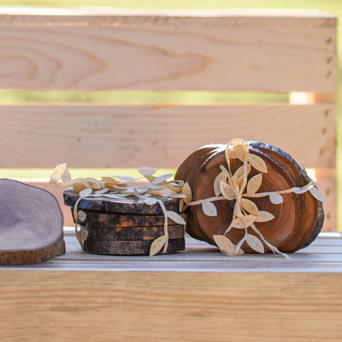 Olive Wood Coasters