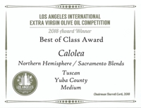 best of show olive oil award