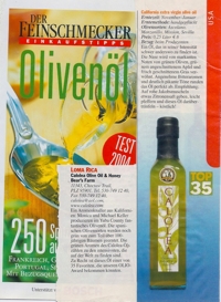 international olive oil competition award